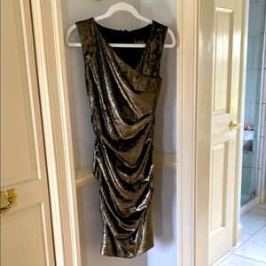 Elegant Metallic Dress